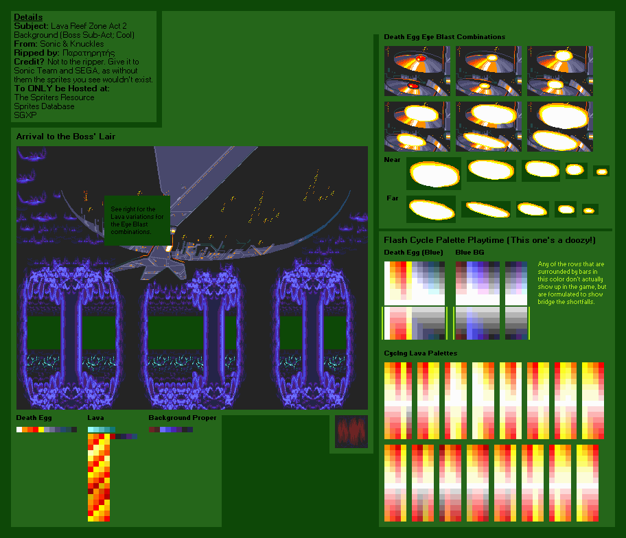 Lava Reef Zone Act 2 (Boss Sub-Act, Cool) (S&K)
