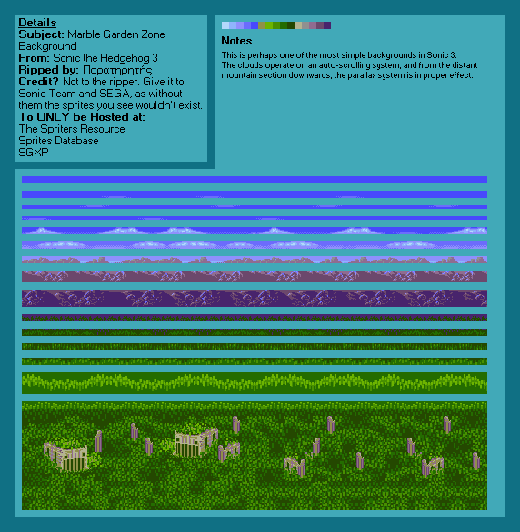 Marble Garden Zone Act 1 (S3)