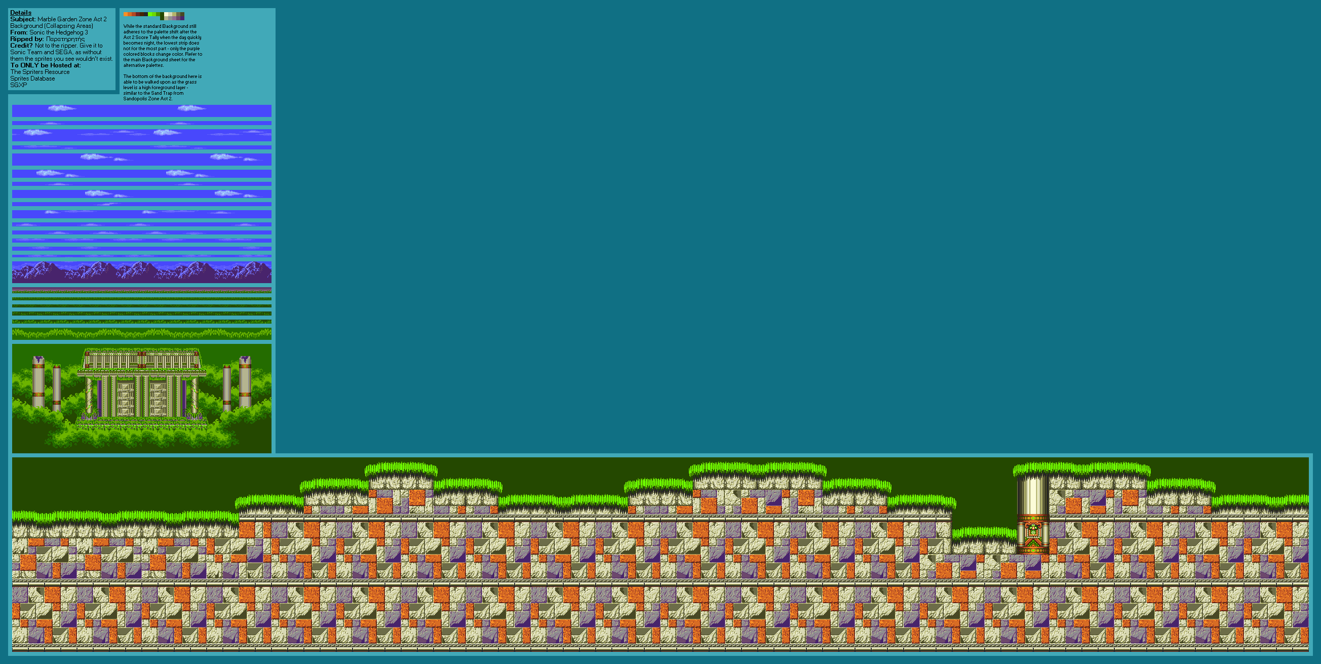 Marble Garden Zone Act 2 (Collapsing Areas) (S3)