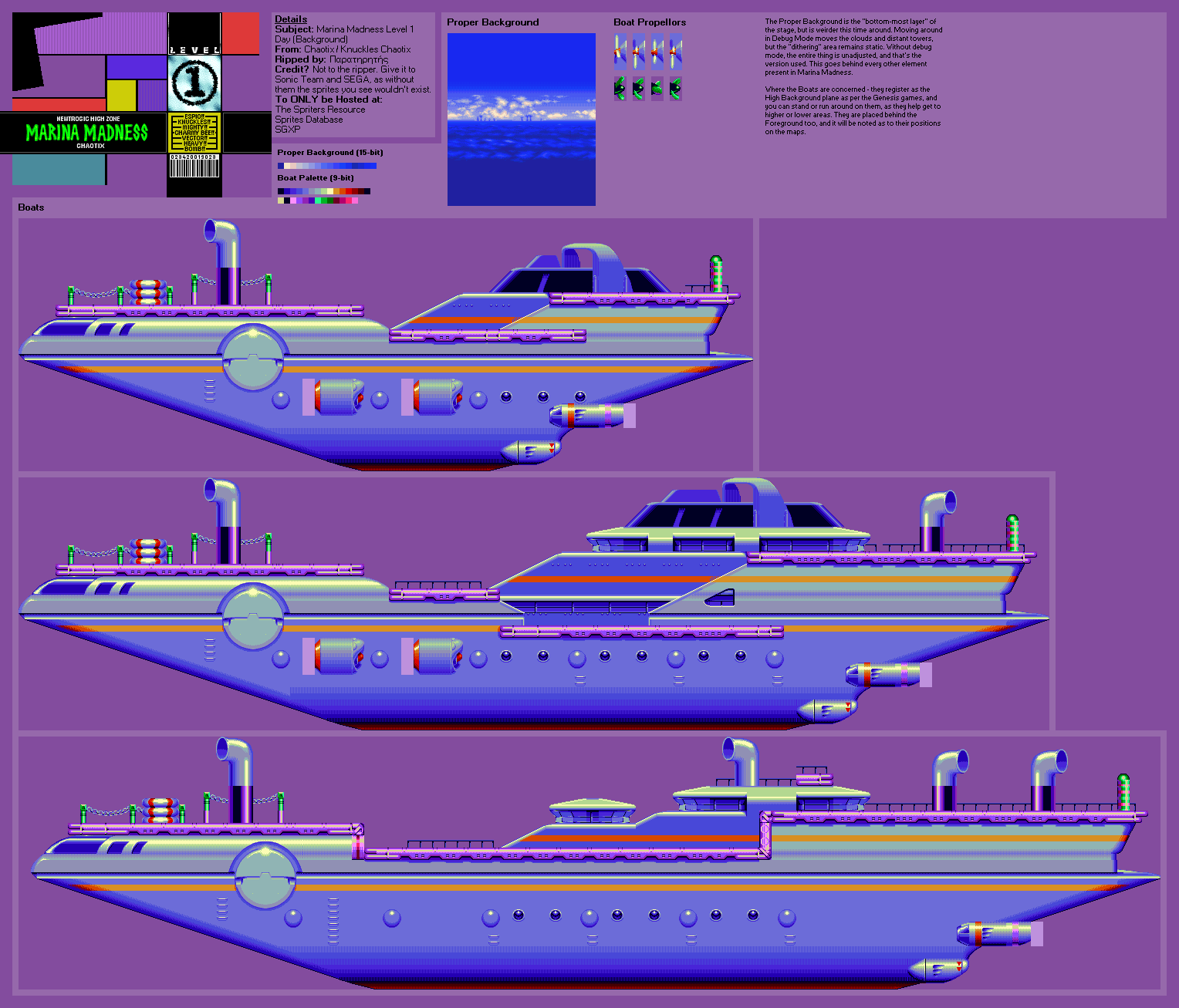 Marina Madness Level 1 (Day) (Chaotix)
