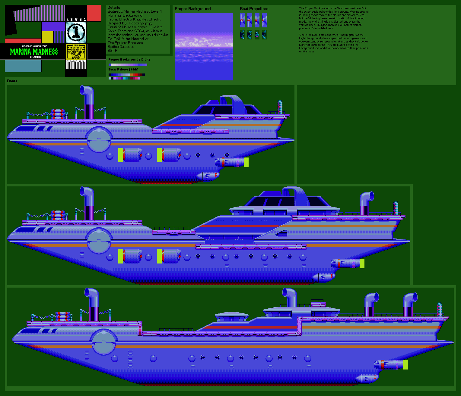 Marina Madness Level 1 (Morning) (Chaotix)
