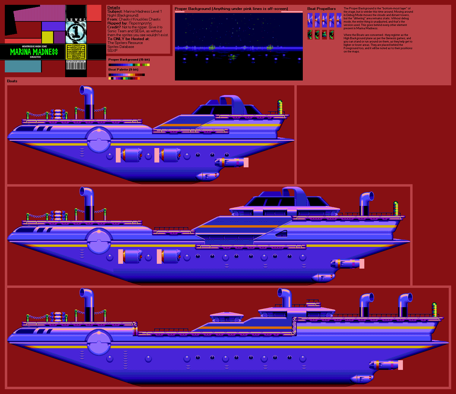 Marina Madness Level 1 (Night) (Chaotix)