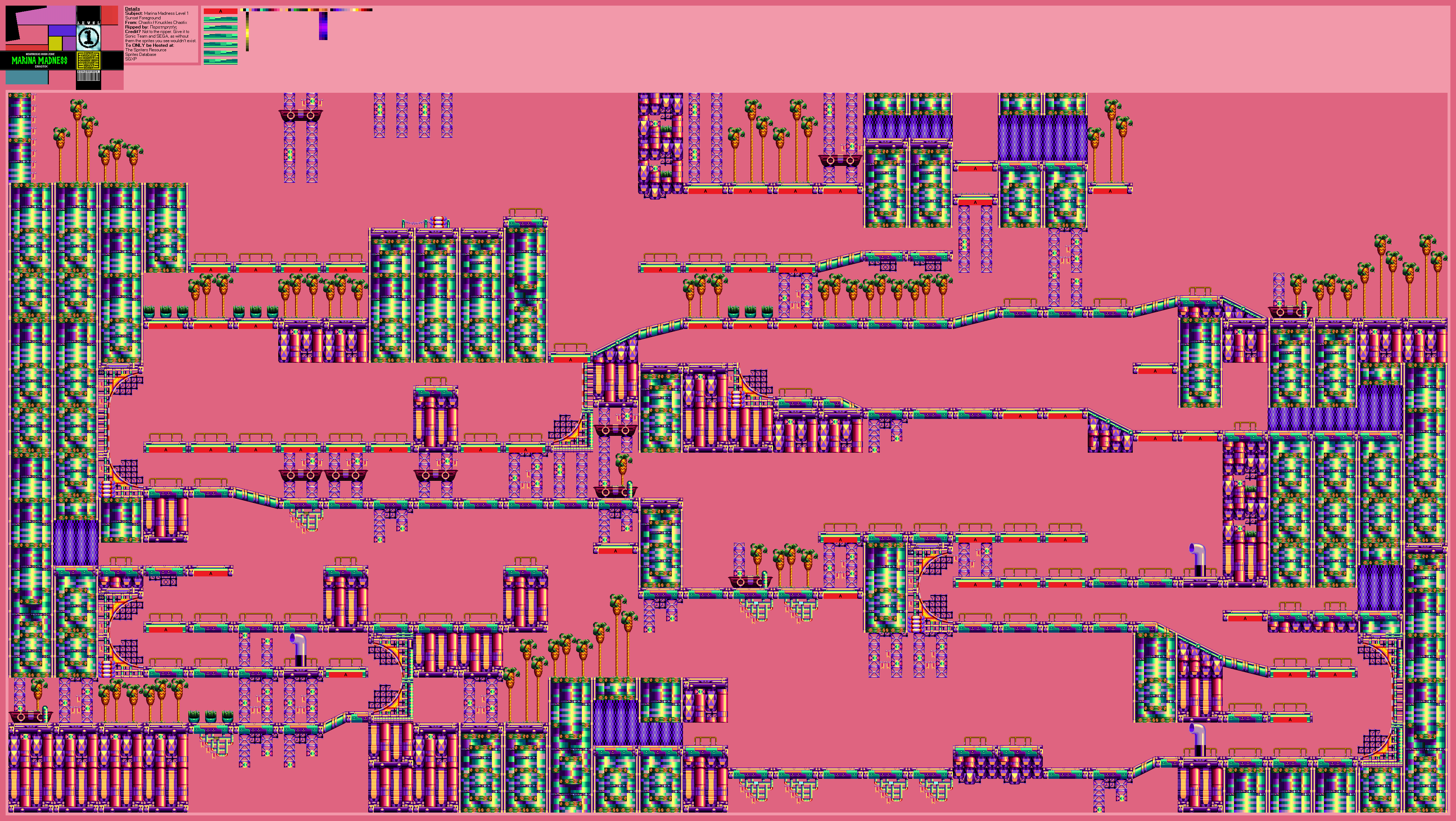 Marina Madness Level 1 (Sunset) (Chaotix)