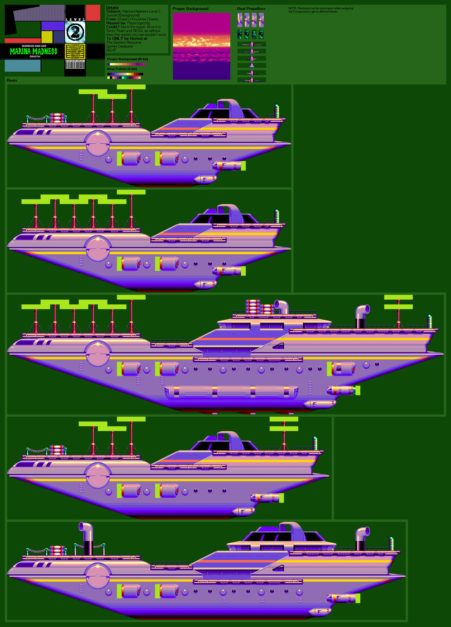 Marina Madness Level 2 (Sunset) (Chaotix)