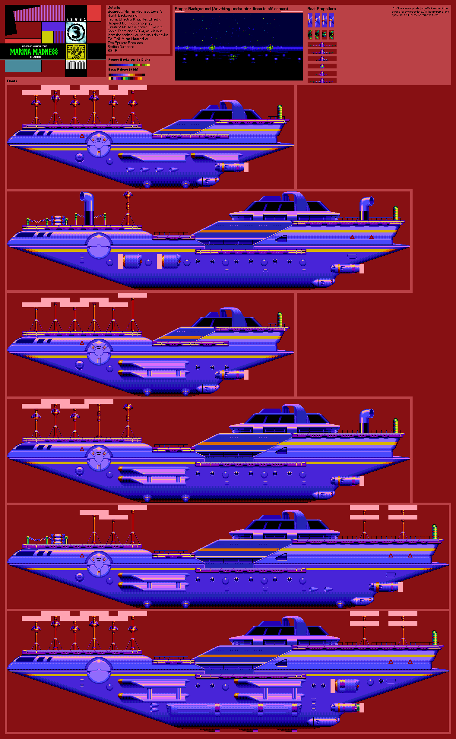 Marina Madness Level 3 (Night) (Chaotix)