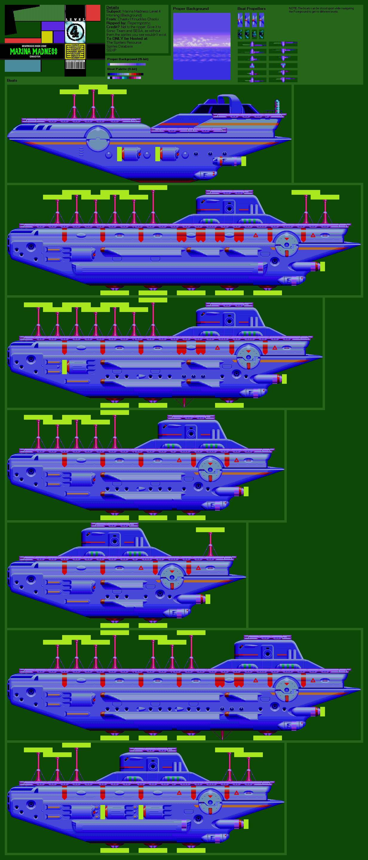 Marina Madness Level 4 (Morning) (Chaotix)