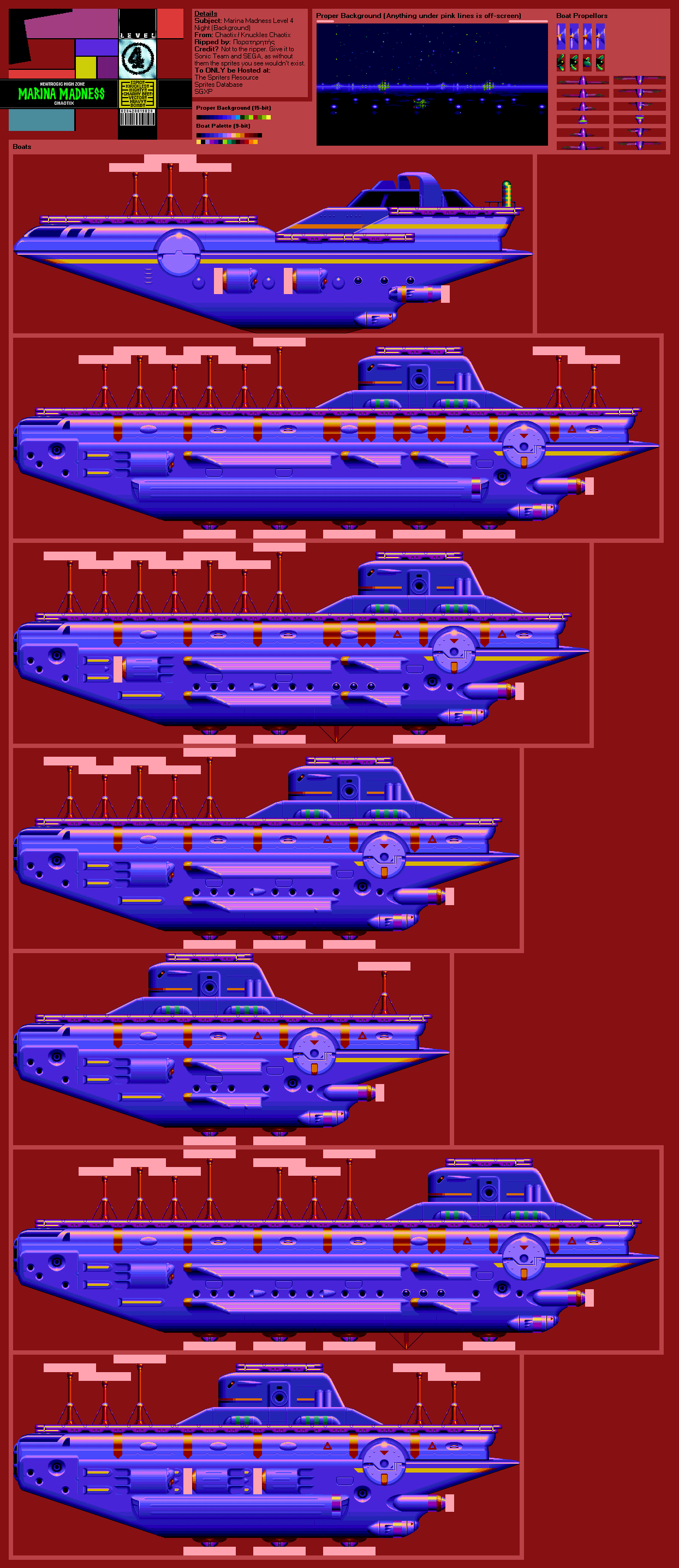Marina Madness Level 4 (Night) (Chaotix)