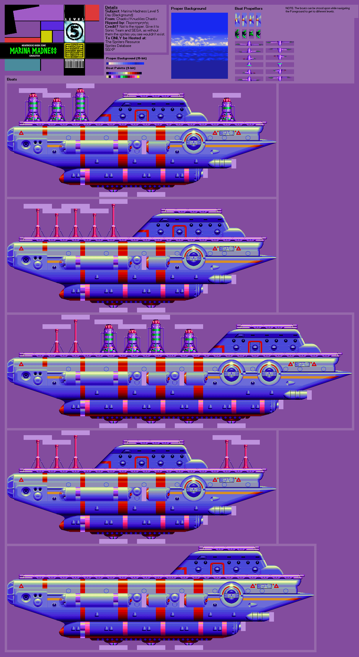 Marina Madness Level 5 (Day) (Chaotix)