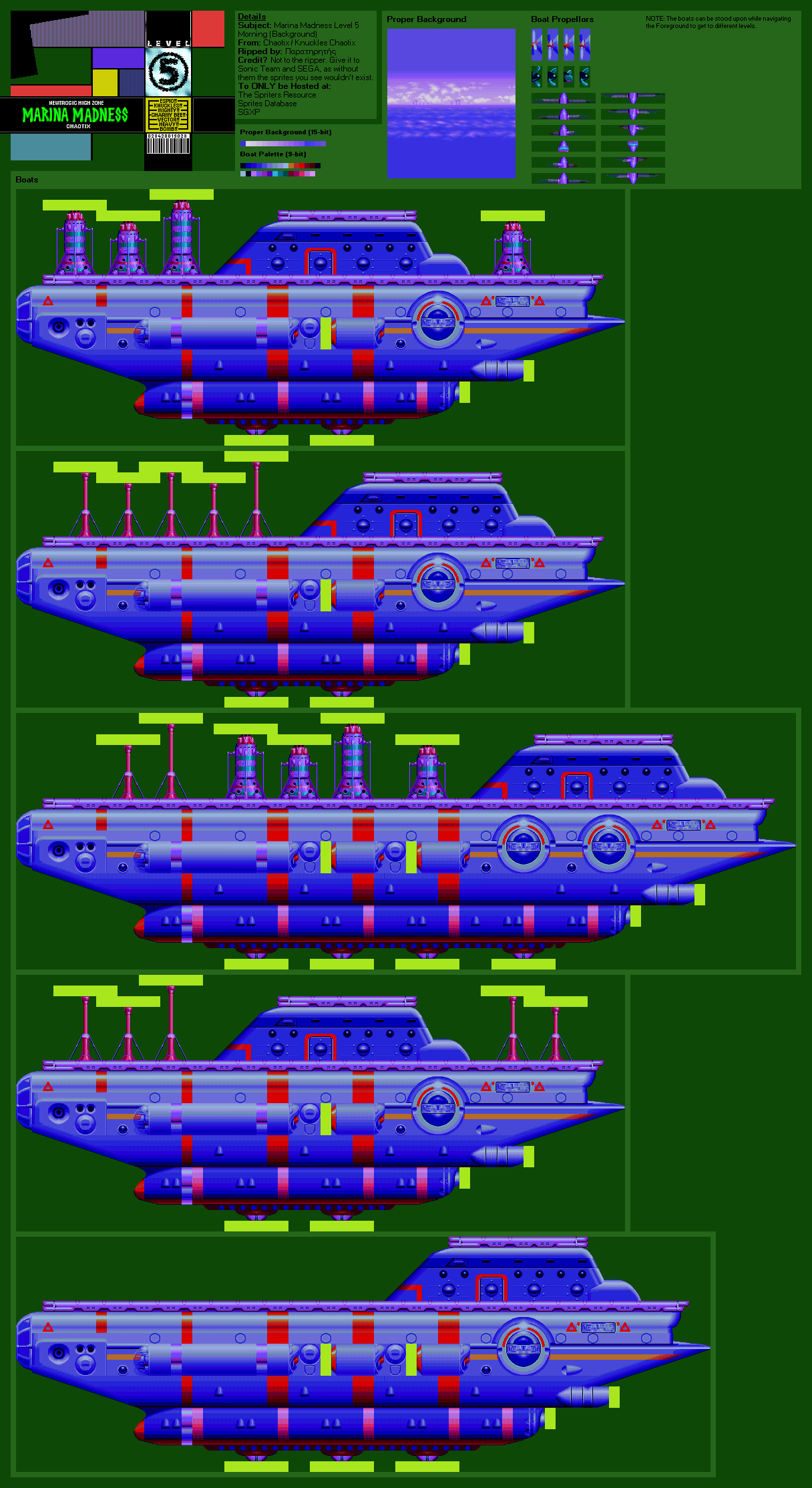 Marina Madness Level 5 (Morning) (Chaotix)