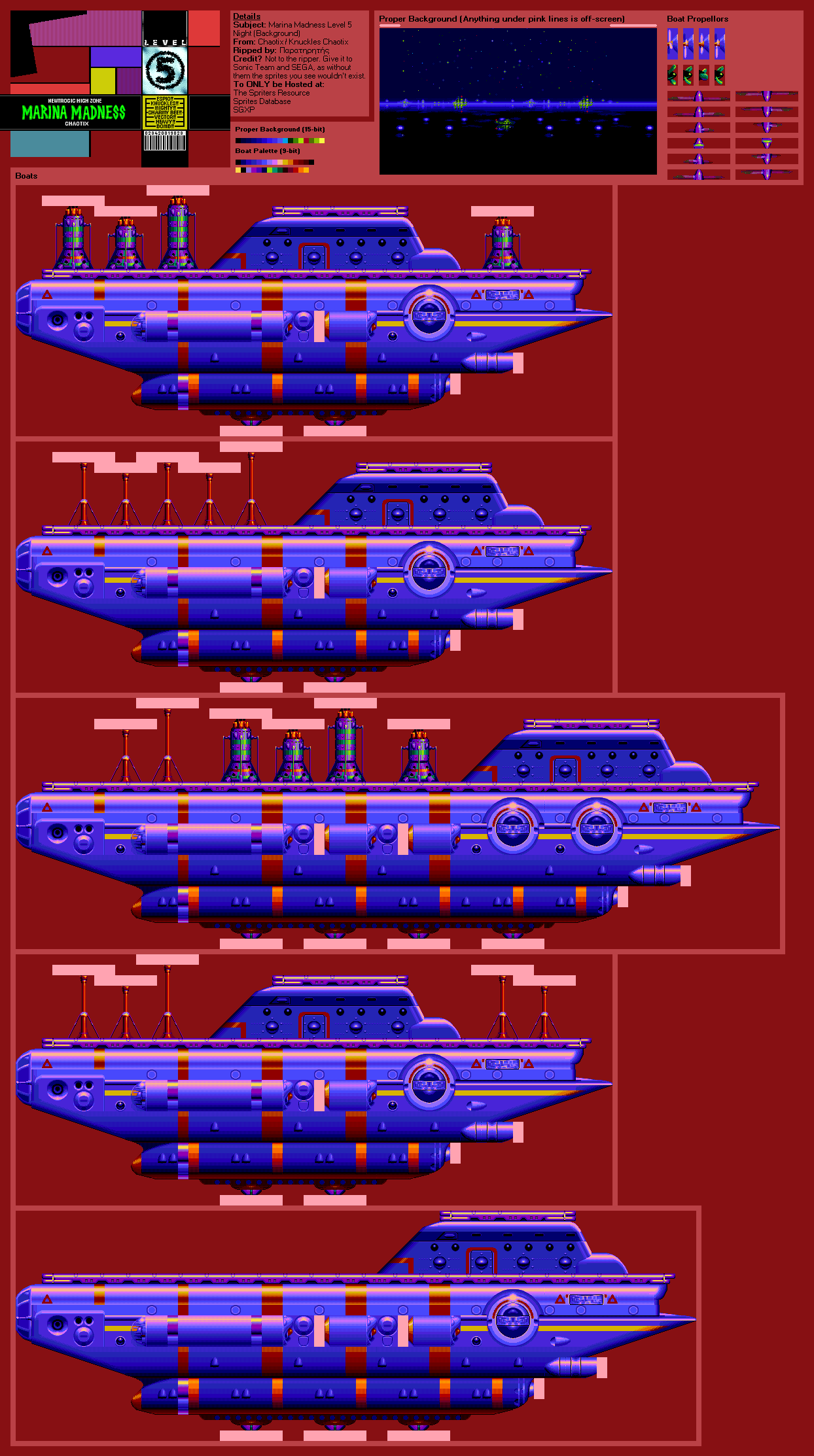 Marina Madness Level 5 (Night) (Chaotix)
