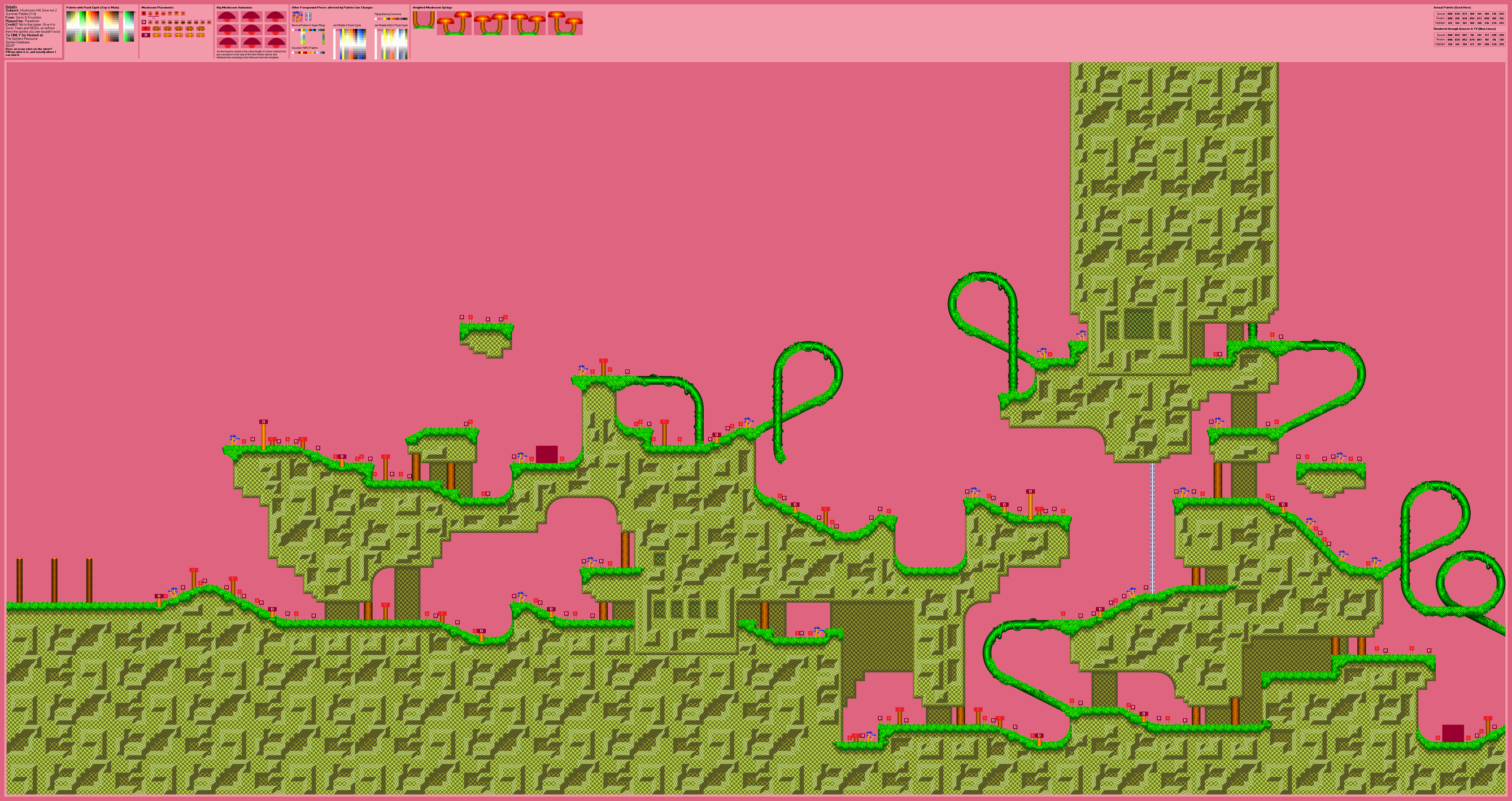 Mushroom Hill Zone Act 2 (Summer) (S&K), part 1 of 4