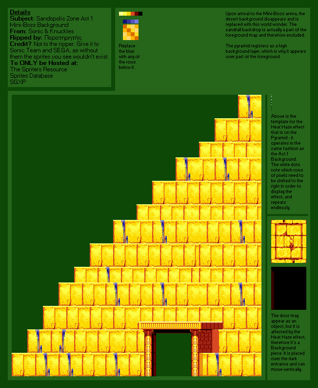 Sandopolis Zone Act 1 (Mini-Boss) (S&K)