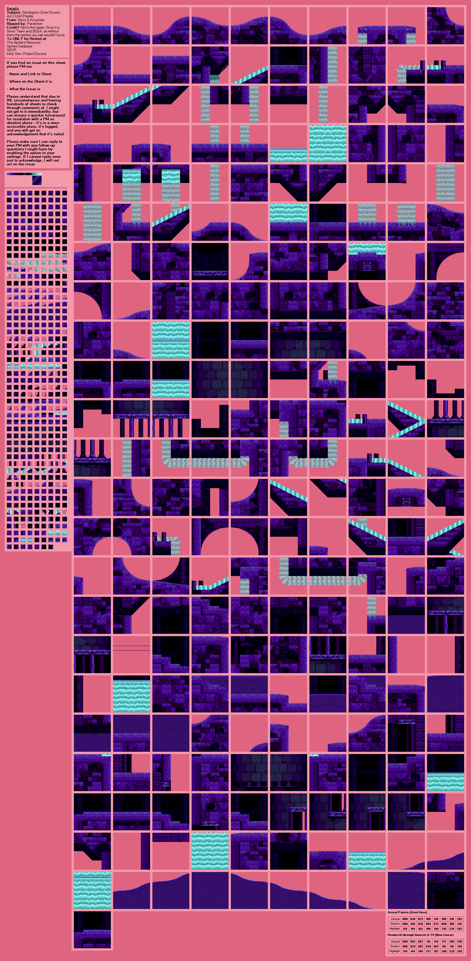 Sandopolis Zone Act 2 (5 - Unlit) (S&K)
