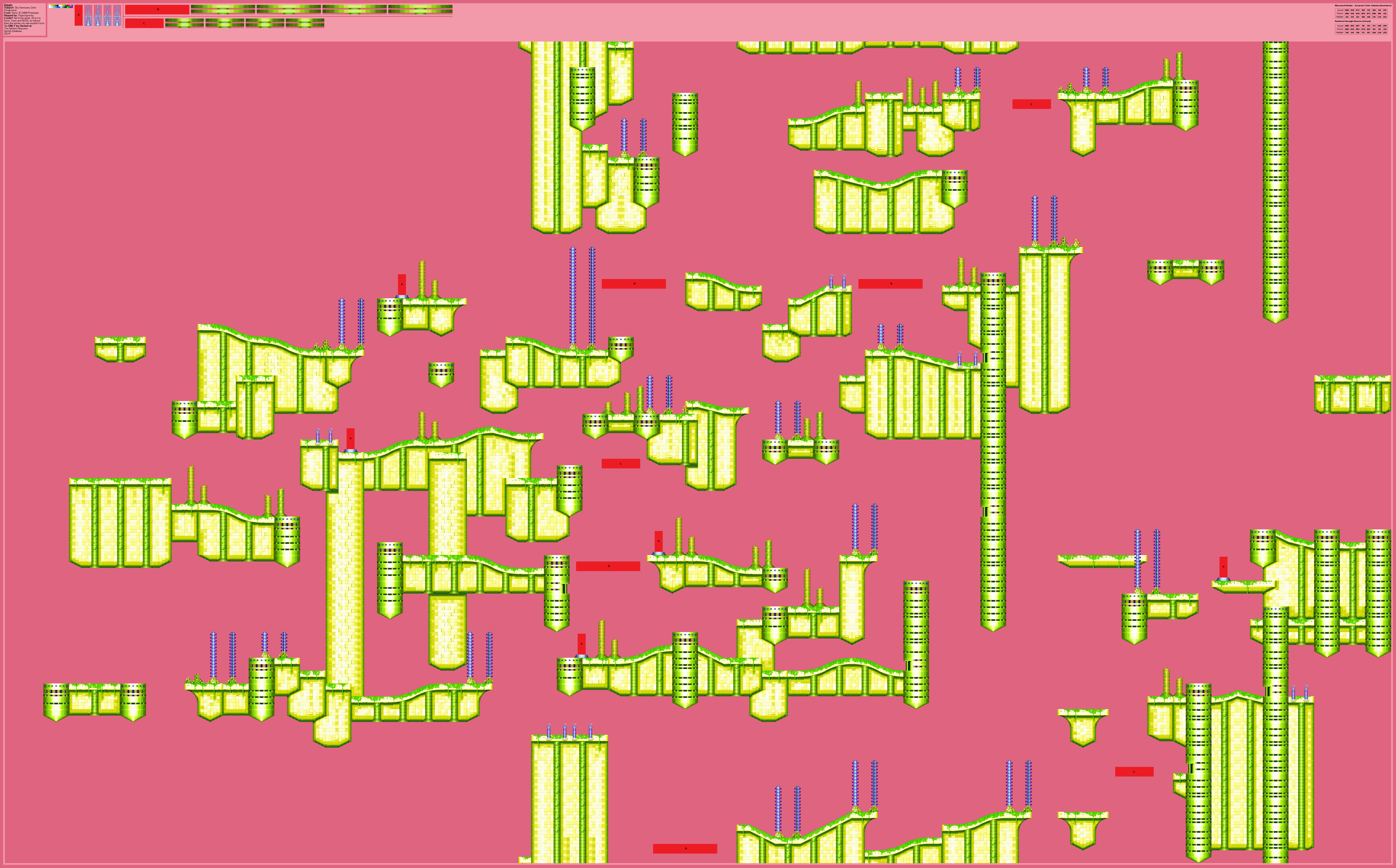 Sky Sanctuary Zone (Unused Foreground) (S&K)
