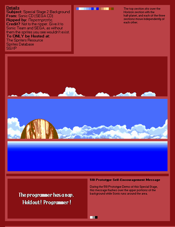 Special Stage 2 Background (CD)