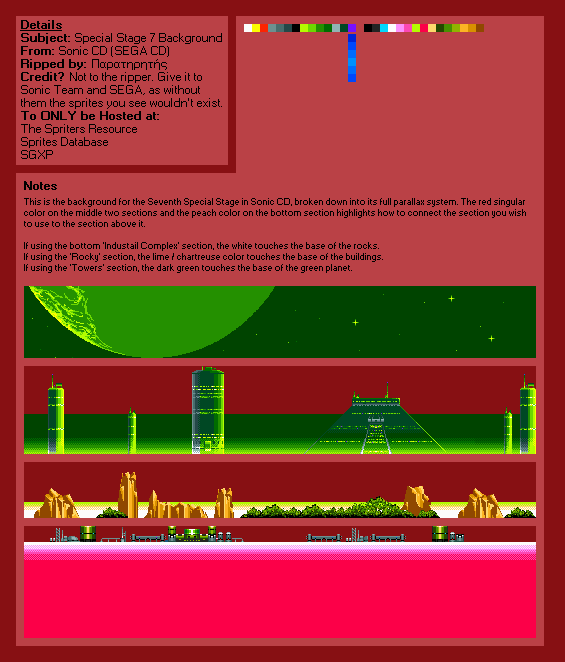 Special Stage 7 Background (CD)