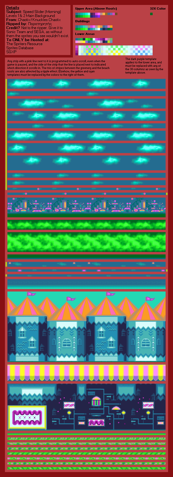 Speed Slider Levels 1 & 2 (Main Area, Morning) (Chaotix)