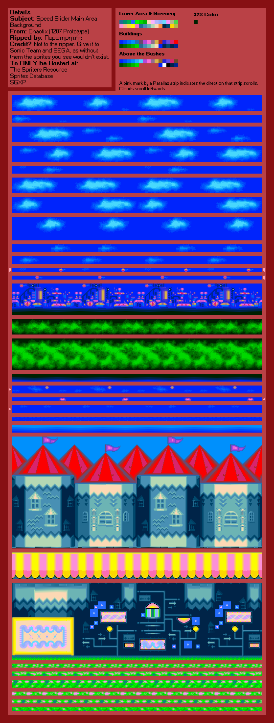 Speed Slider Main Area (1207 Prototype) (Chaotix)