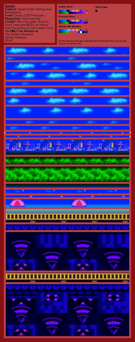 Speed Slider Starting Area (1207 Prototype) (Chaotix)