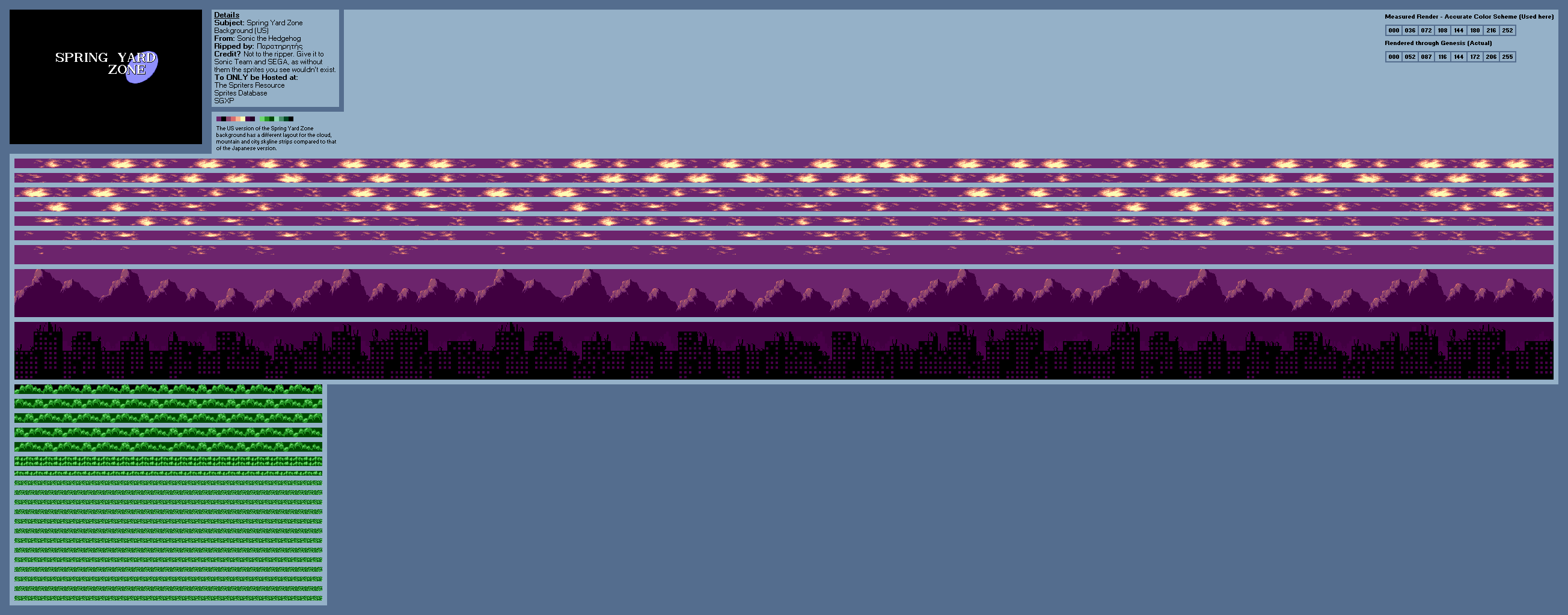 Spring Yard Zone Background (S1) (US)
