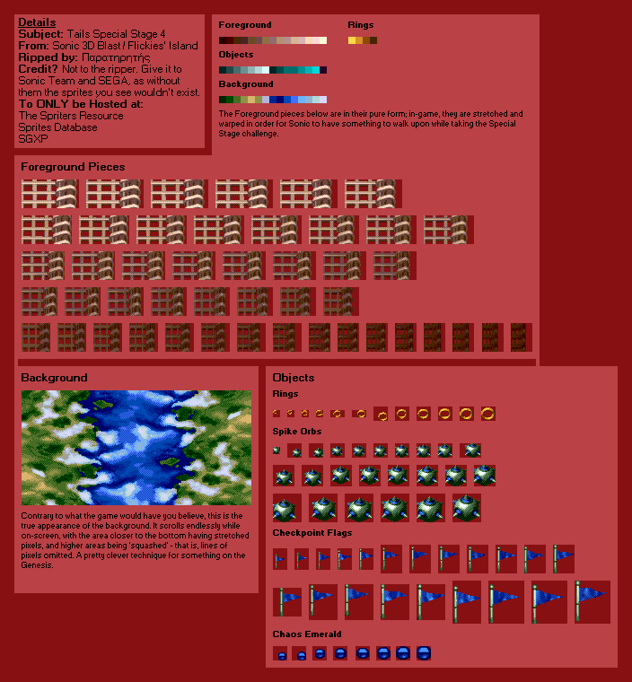 Tails' Special Stage 4 (3D Blast)