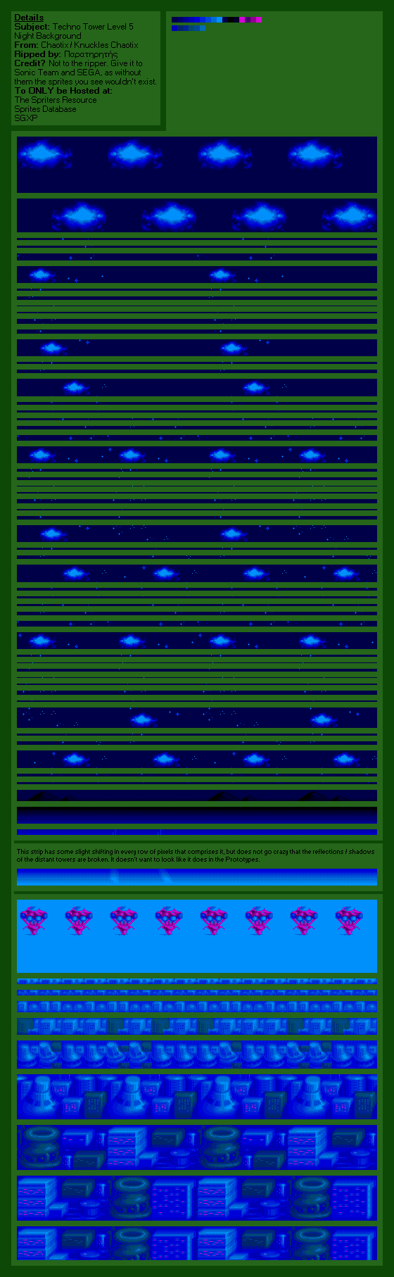Techno Tower Level 5 (Night) (Chaotix)