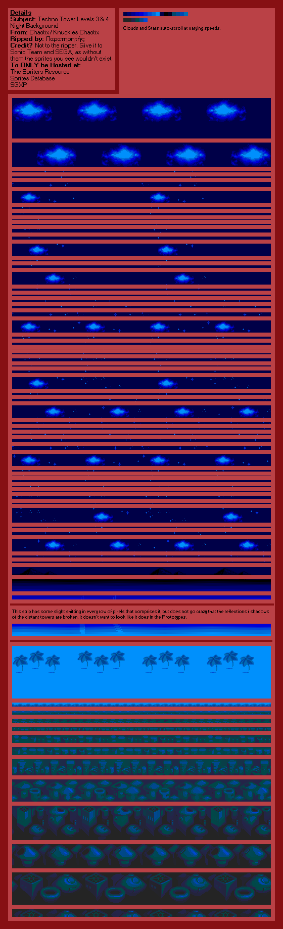 Techno Tower Levels 3 & 4 (Night) (Chaotix)