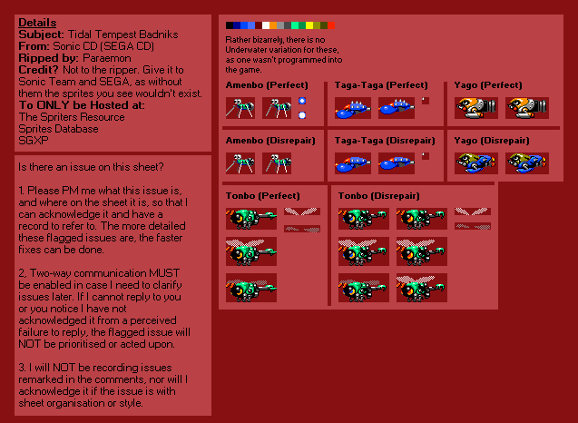 Tidal Tempest Badniks (CD)