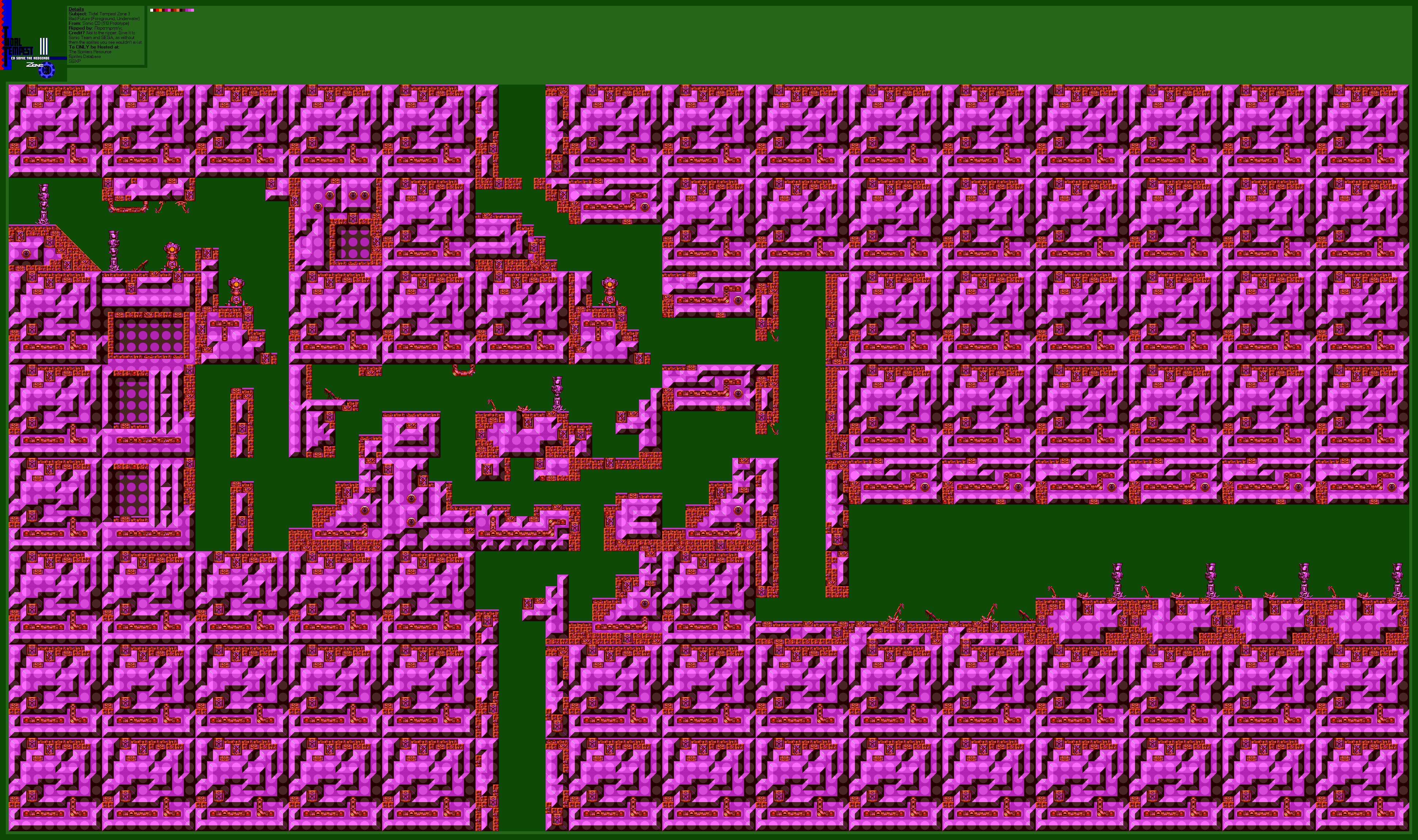 Tidal Tempest Zone 3 (Bad Future, Underwater) (CD Prototype)