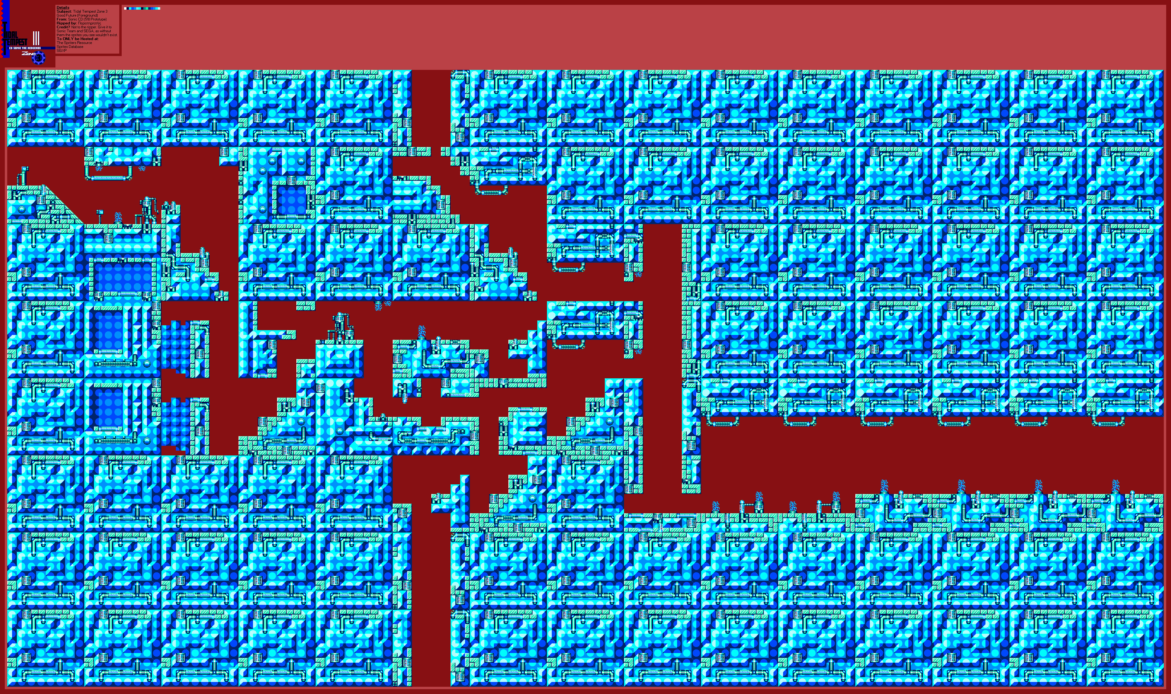 Tidal Tempest Zone 3 (Good Future, Underwater) (CD Prototype)