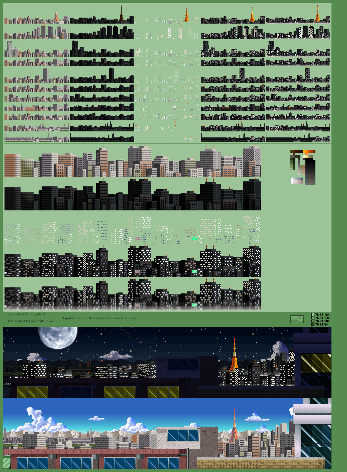 Updated City Skyline