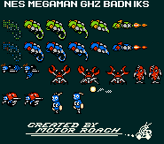 Green Hill Zone Badniks (NES Mega Man Style)