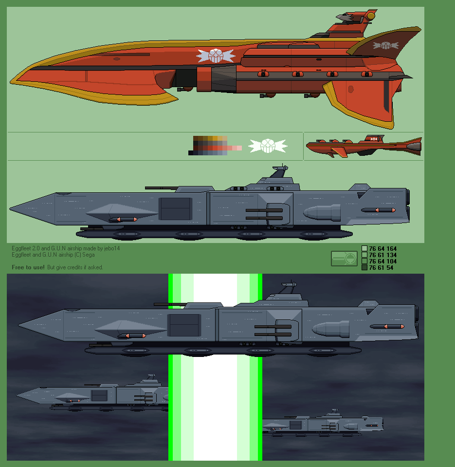 Egg Fleet - G.U.N. Airship