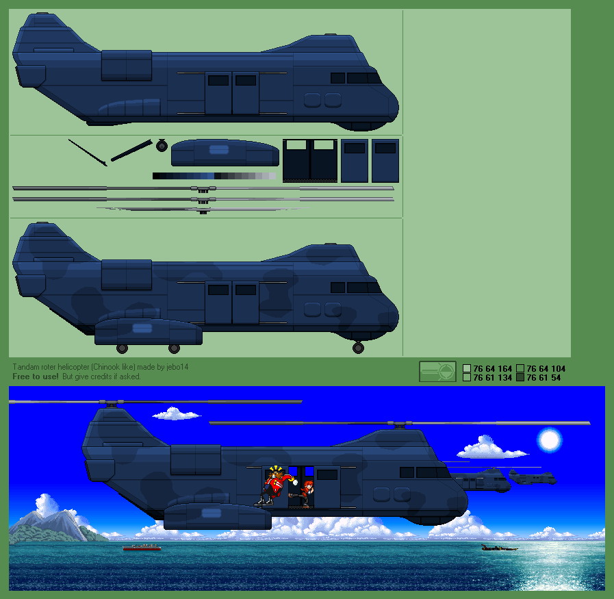 Helicopter Sprite