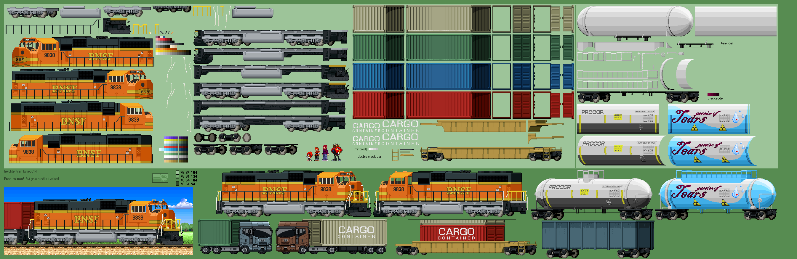 Modern Maybe Freight Train