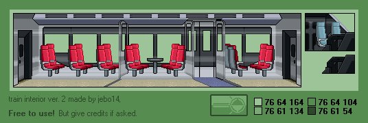 Modern Train Interior