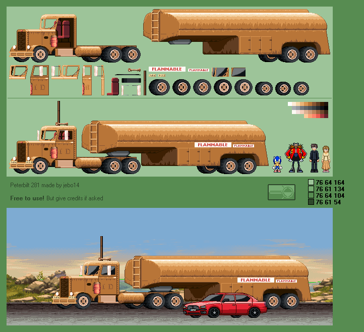 Peterbilt 281 truck