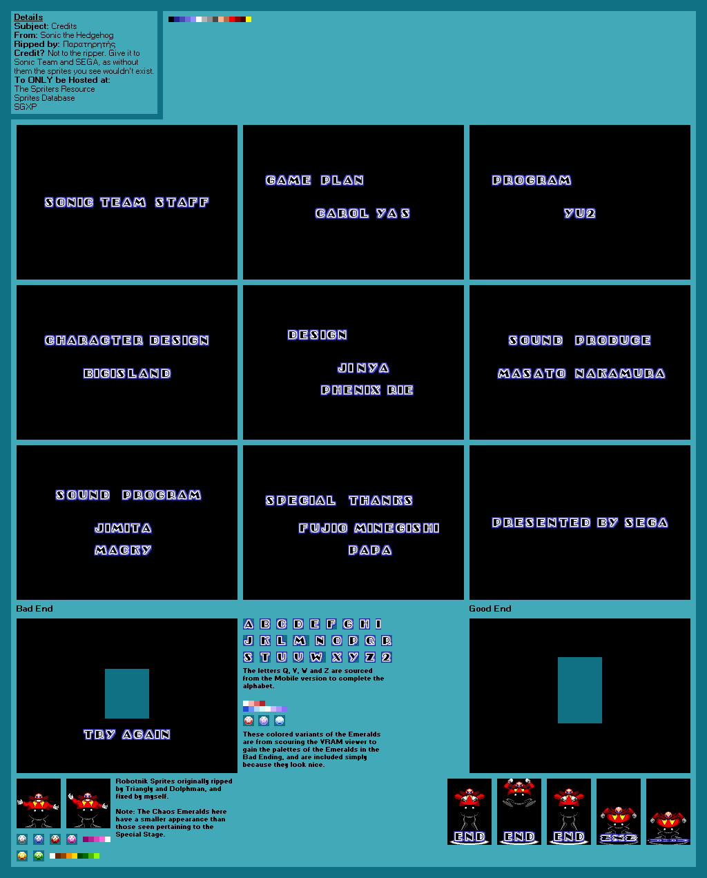 Credits (S1)