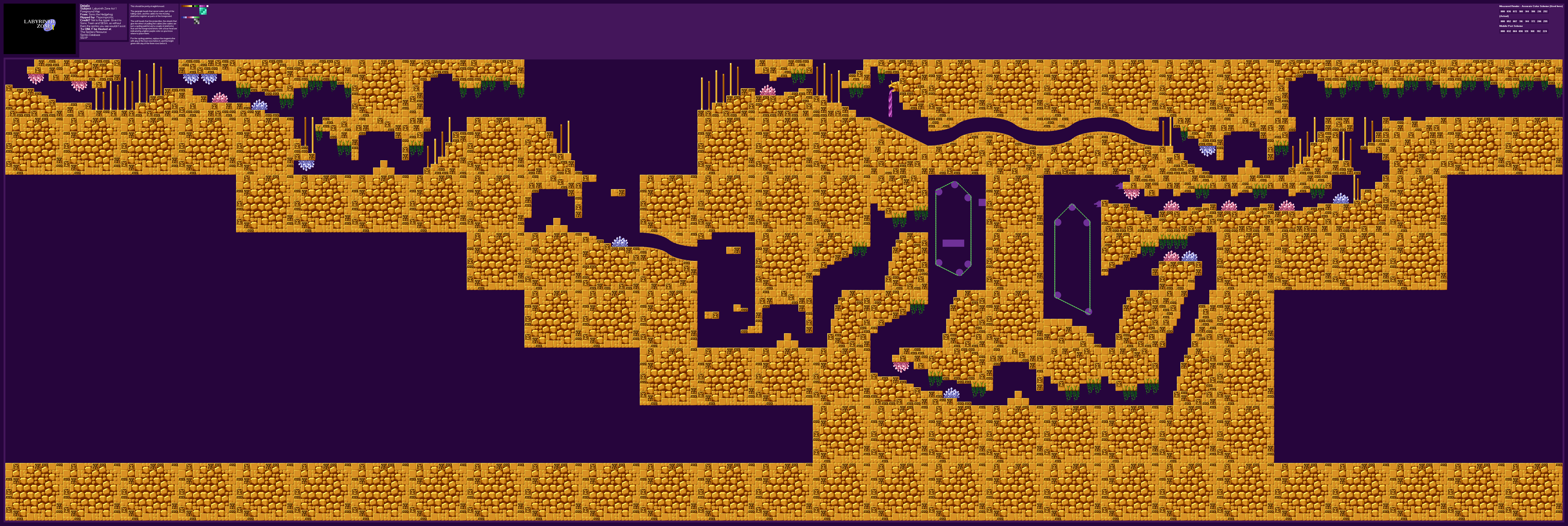 Labyrinth Zone Act 1 (Dry) Foreground (S1)
