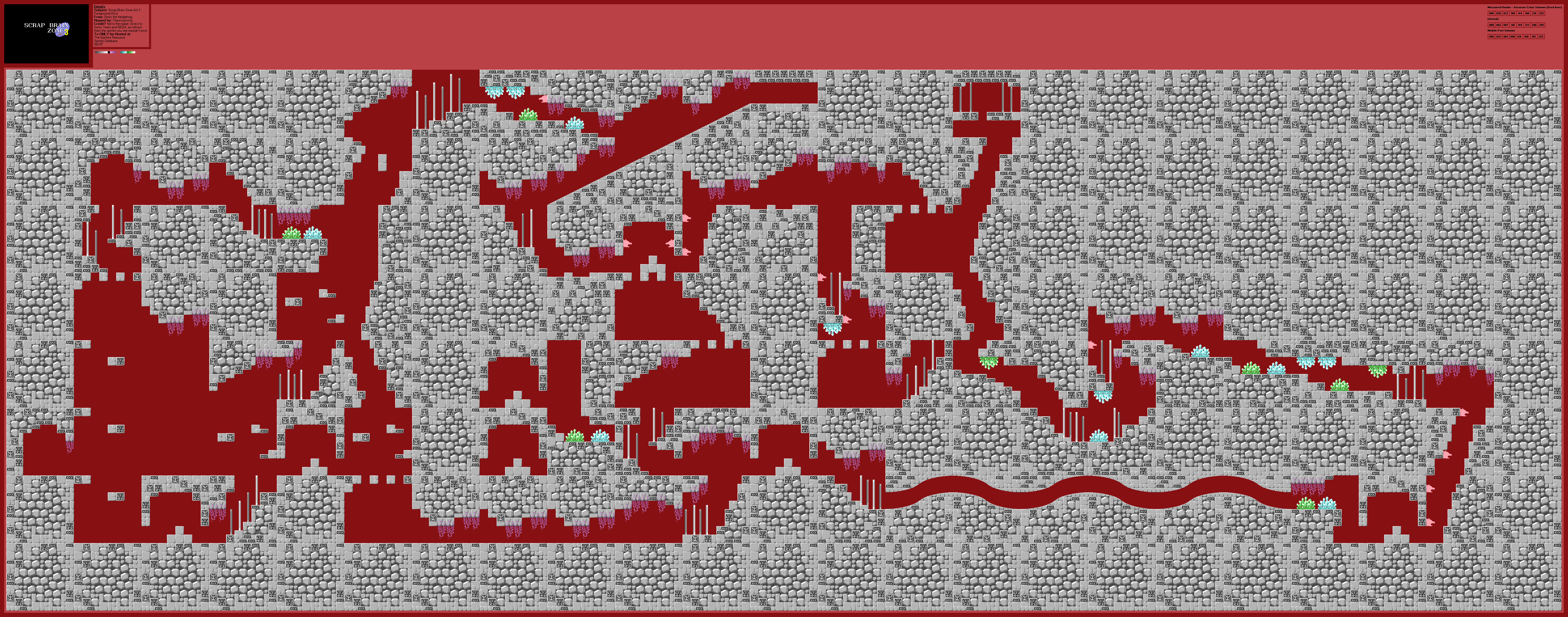 Scrap Brain Zone Act 3 (Dry) Foreground (S1)