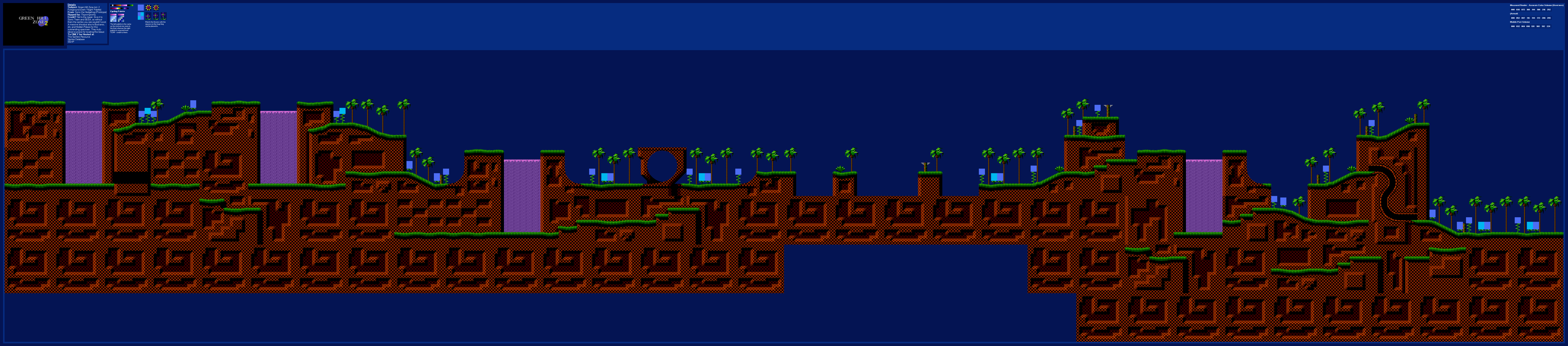 Green Hill Zone Act. 2 (Dark) Foreground (S1 Prototype)