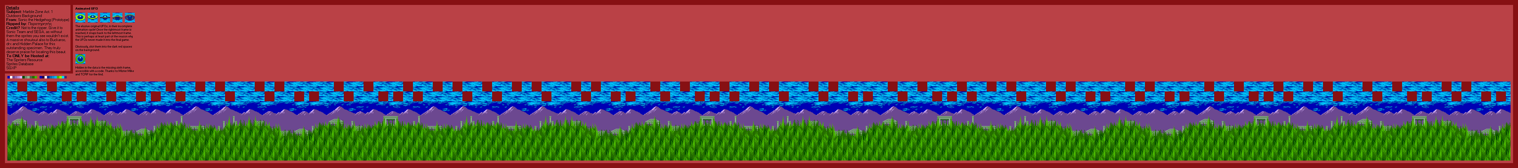 Marble Zone Act. 1 Outdoors Background (S1 Prototype)