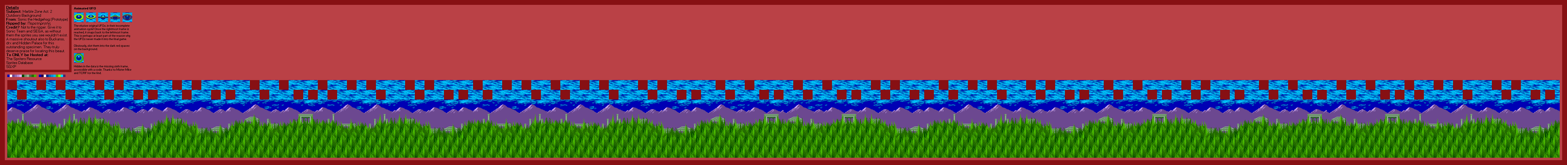 Marble Zone Act. 2 Outdoors Background (S1 Prototype)