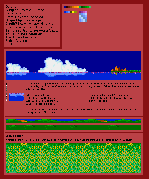 Emerald Hill Zone Background (S2)