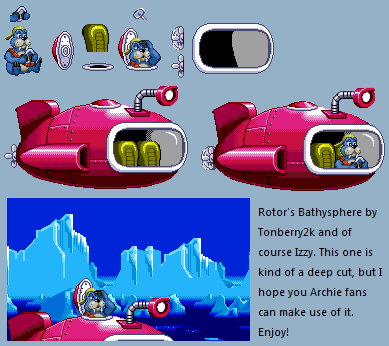 Rotor's Bathysphere (Archie Sonic)