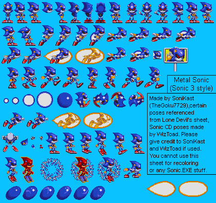 Metal Sonic (Sonic 3 Style)
