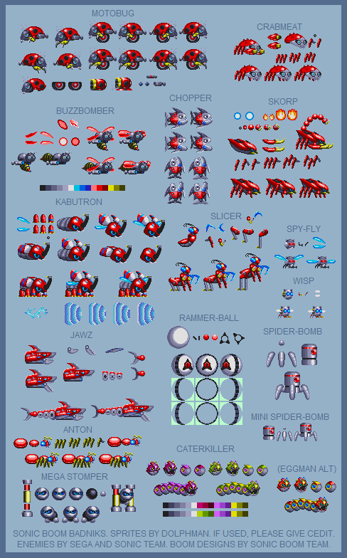 Sonic Boom Badniks
