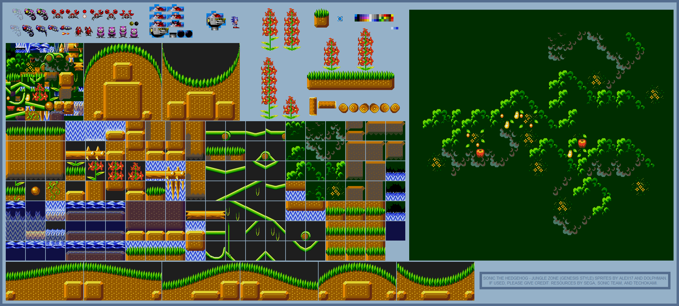 Jungle Zone (Genesis Style)