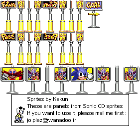 panels from sonic cd by kek