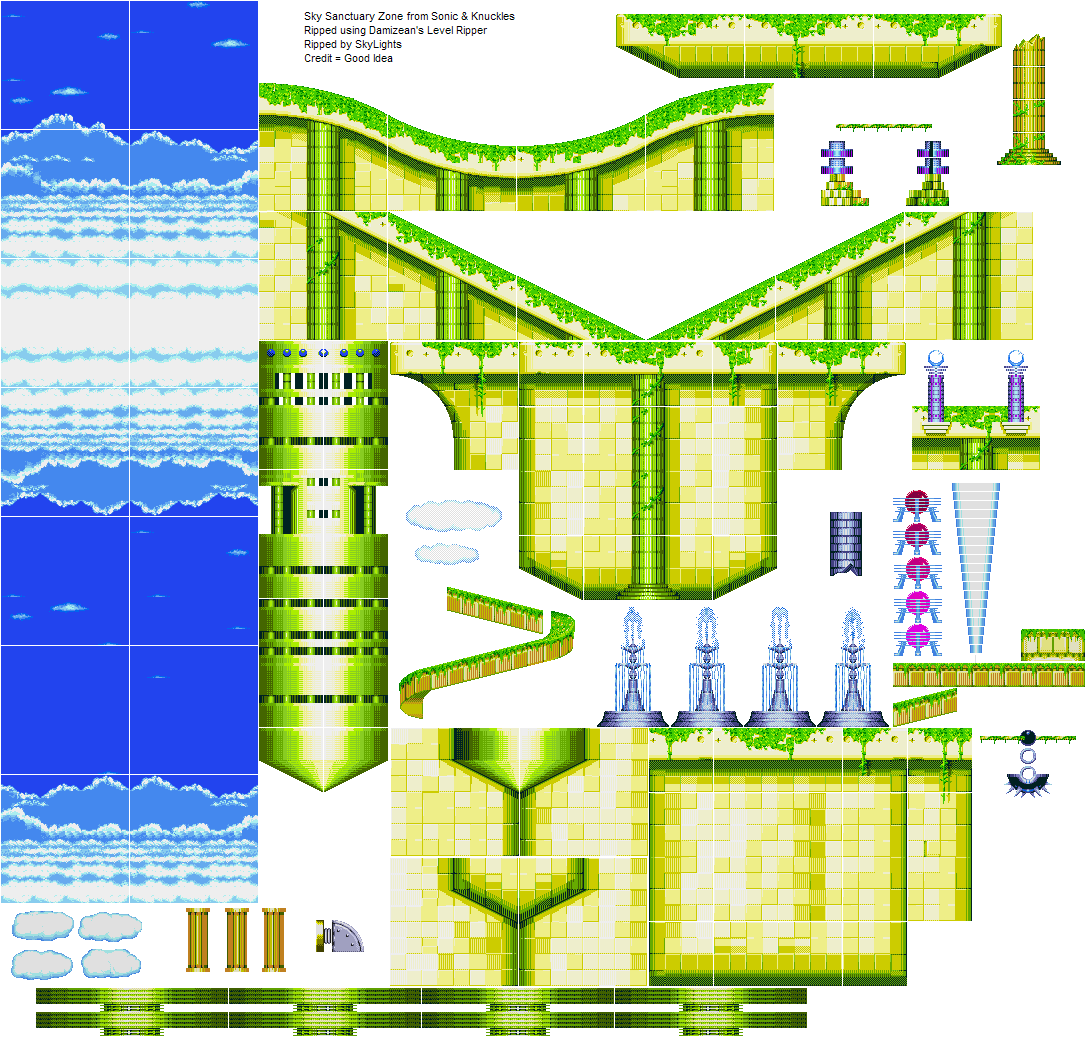 sega sonicnknuckles skysanctuary